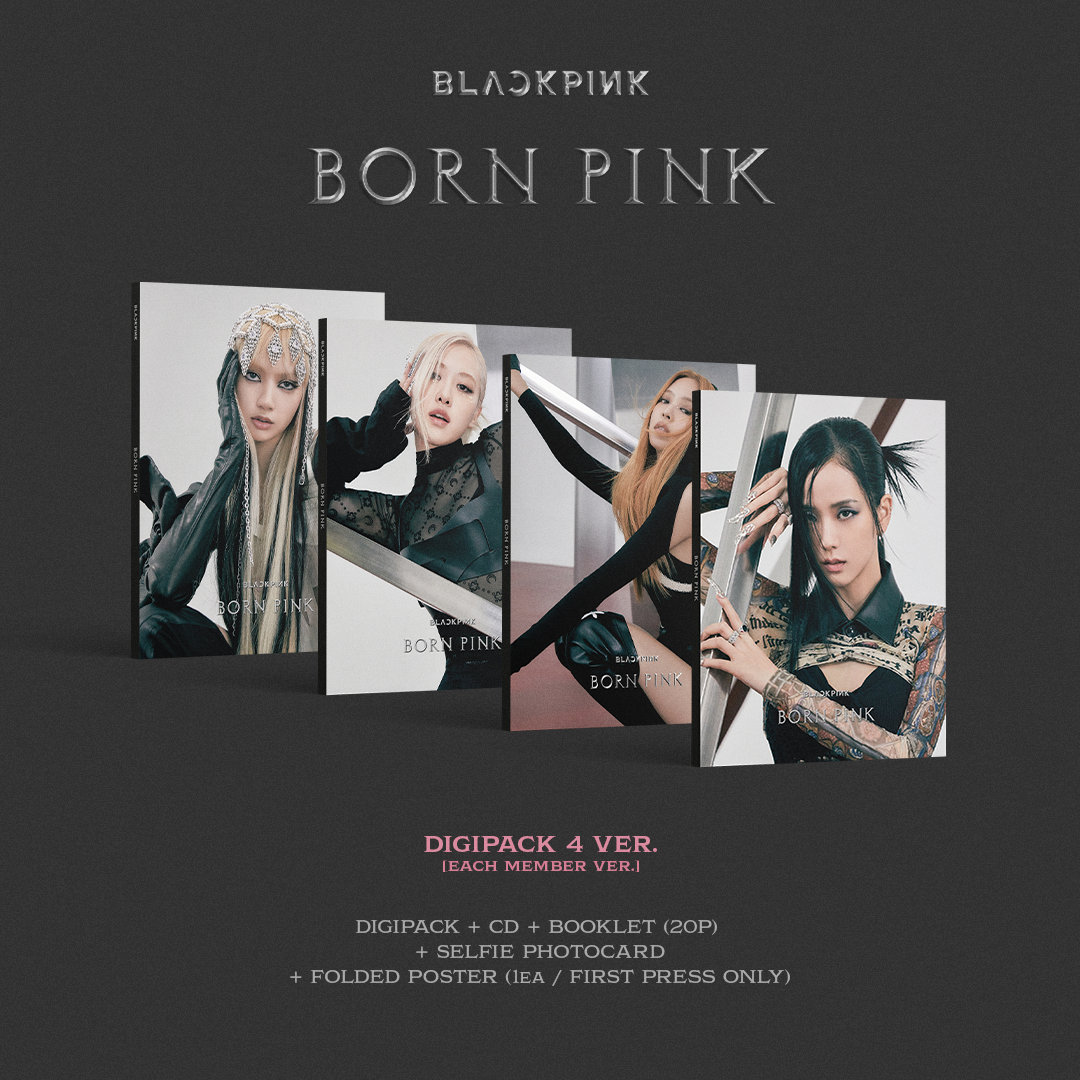 BORN PINK Digipack Internacional Estándar - JISOO - IMPORTADO