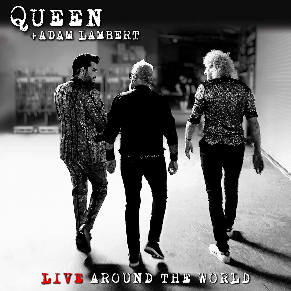 DOS VINILOS - QUEEN, ADAM LAMBERT - LIVE AROUND THE WORLD -  IMPORTADO