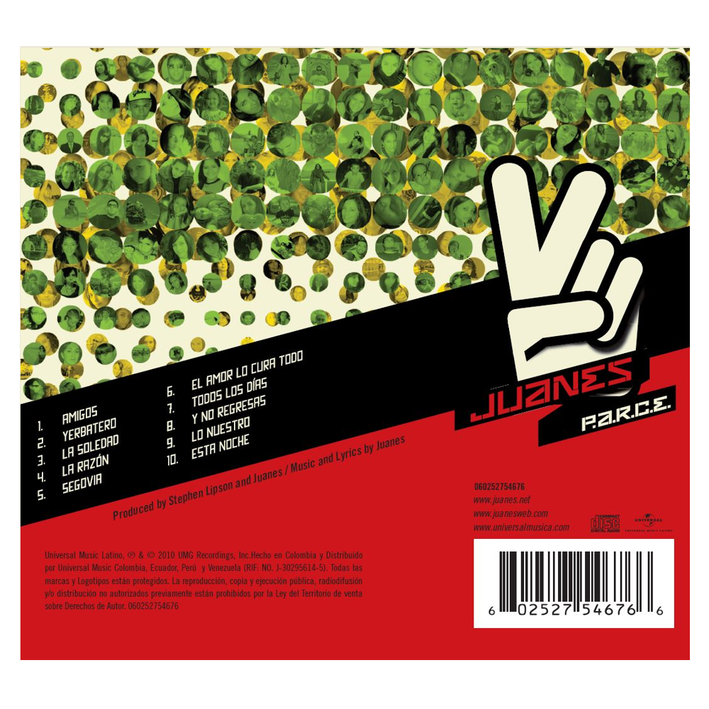 CD - JUANES - P.A.R.C.E.