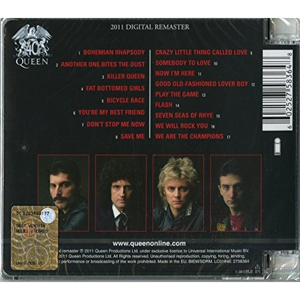 CD - QUEEN - GREATEST HITS I - IMPORTADO