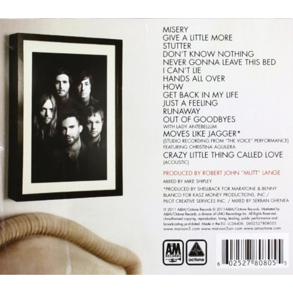 CD - MAROON 5 - HANDS ALL OVER - IMPORTADO