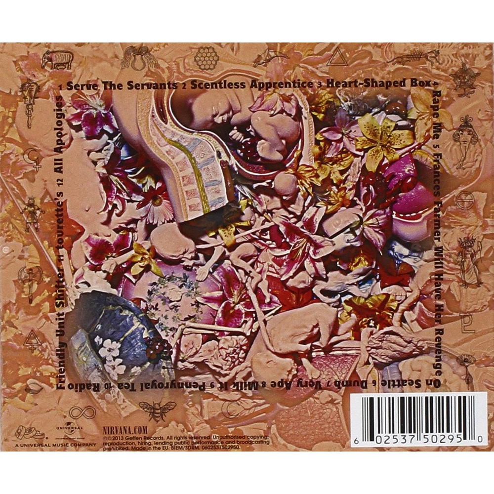 CD - NIRVANA - IN UTERO - 20TH ANNIVERSARY - REMATERIZADO - IMPORTADO