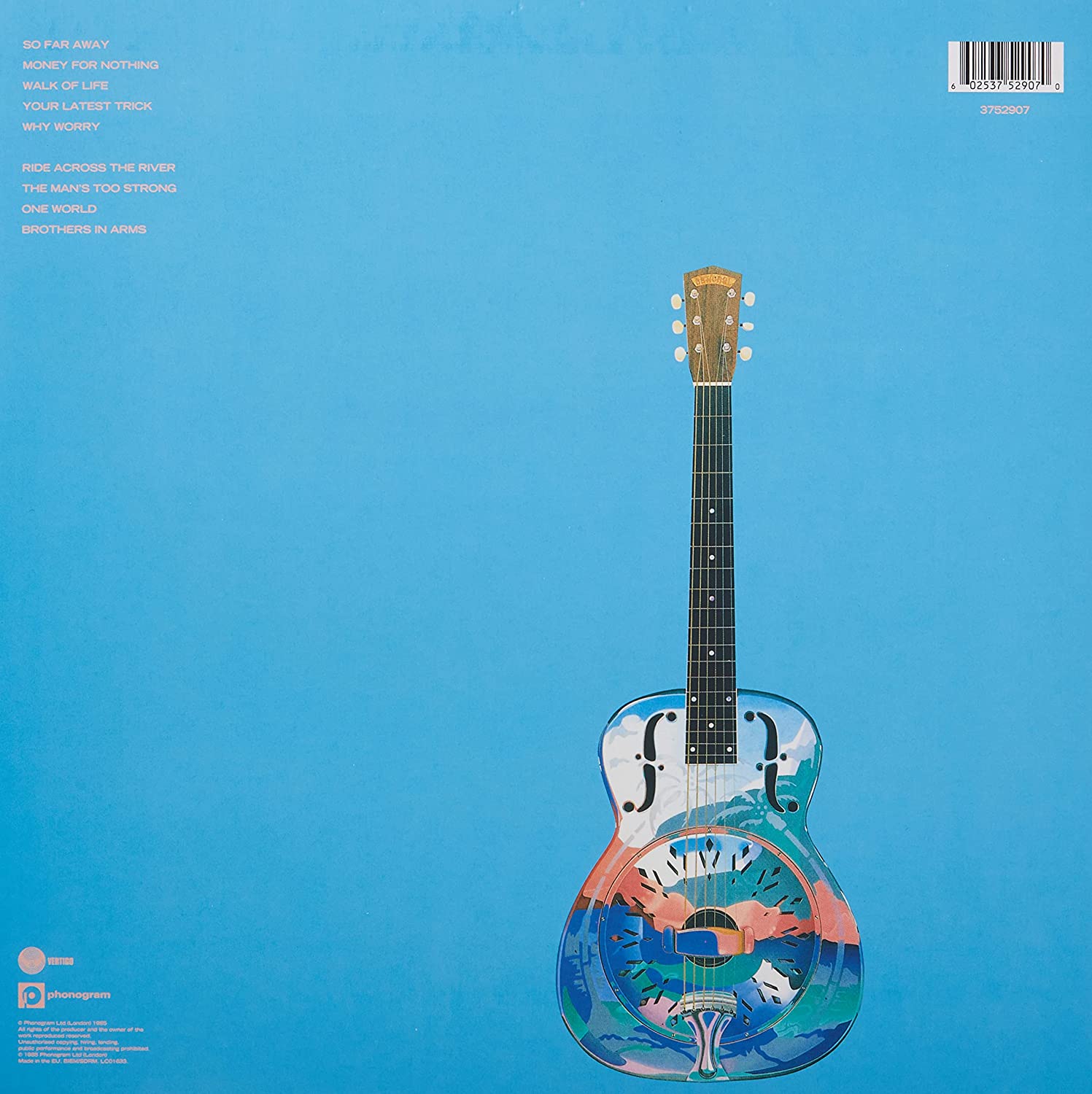 DOS VINILOS - DIRE STRAITS - BROTHERS IN ARMS - IMPORTADO