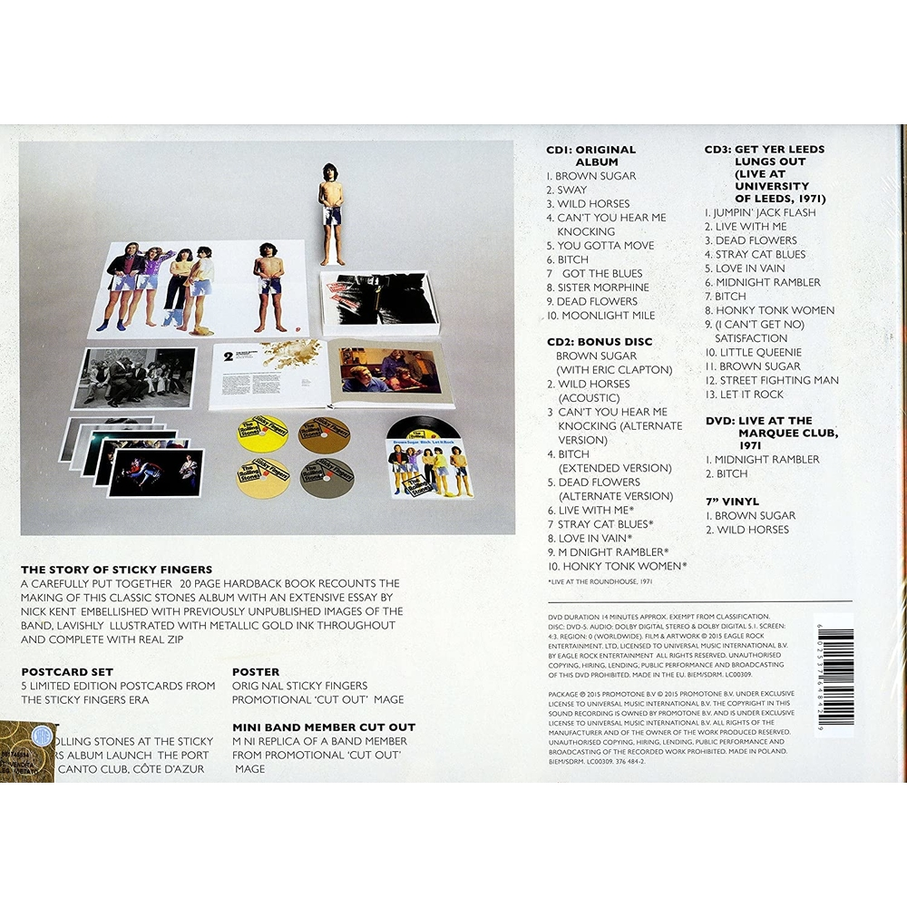 BOX SET - THE ROLLING STONES - STICKY FINGERS - IMPORTADO - Universal Music  Colombia Store