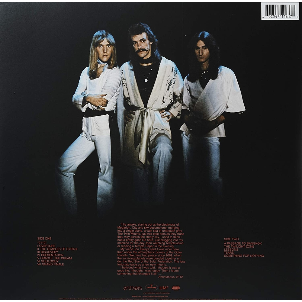 VINILO - RUSH - 2112 - IMPORTADO