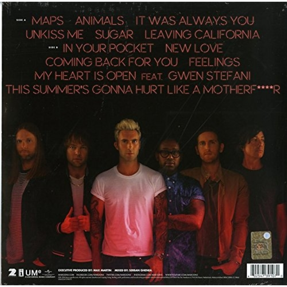 VINILO - MAROON 5 - V - IMPORTADO