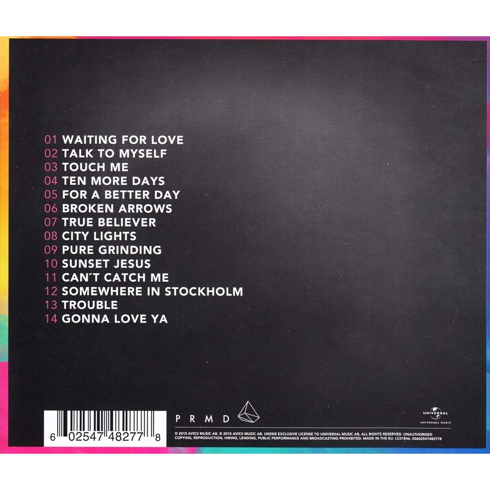 CD - AVICII - STORIES - IMPORTADO