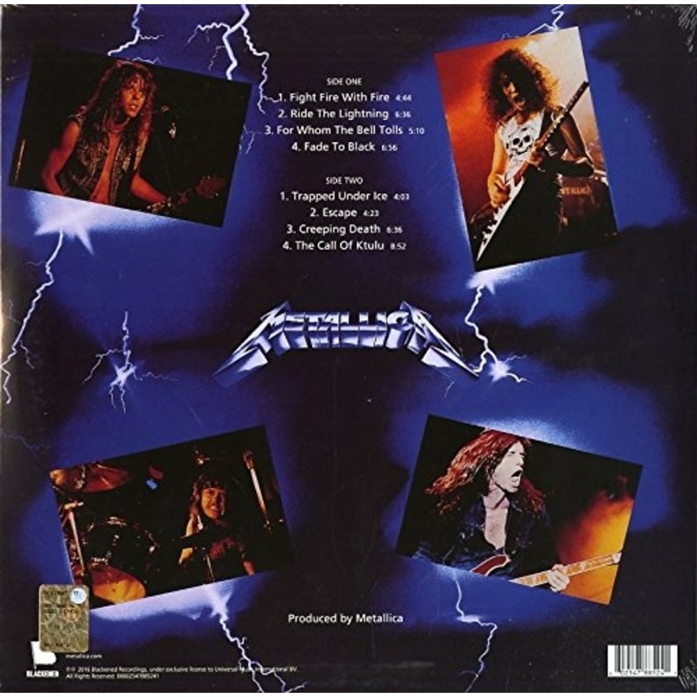 Ride The Lightning LP (2016 Remastered) - Importado