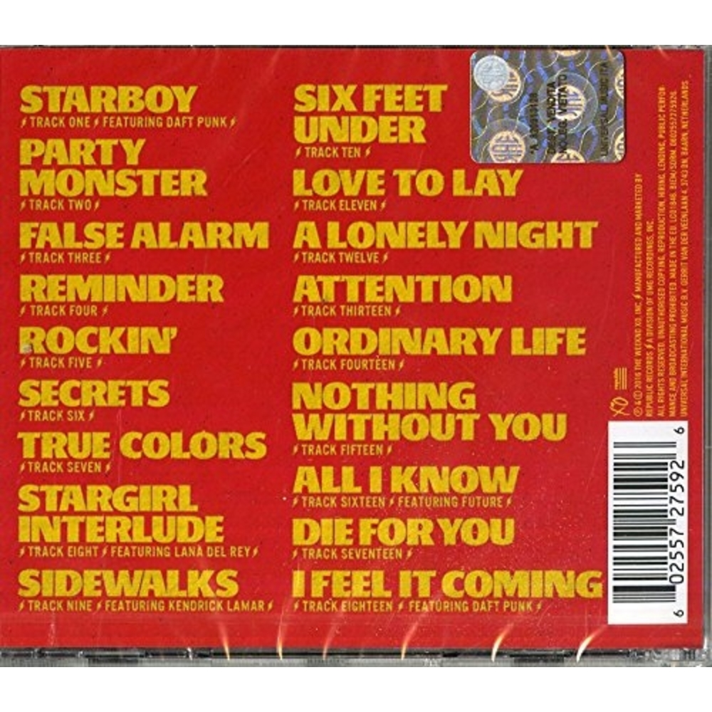 Starboy CD - Importado