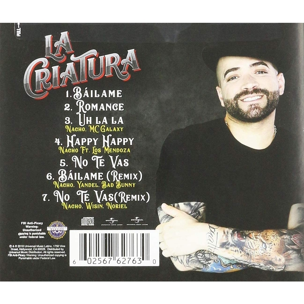 CD - NACHO - LA CRIATURA