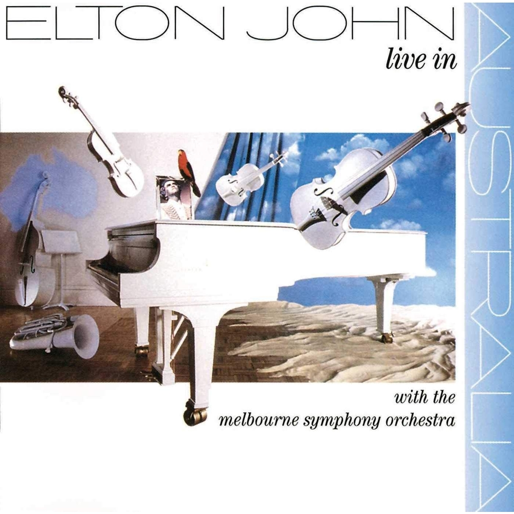 DOS VINILOS - ELTON JOHN - LIVE IN AUSTRALIA WITH THE MELBOURNE SYMPHONY ORCHESTRA - IMPORTADO