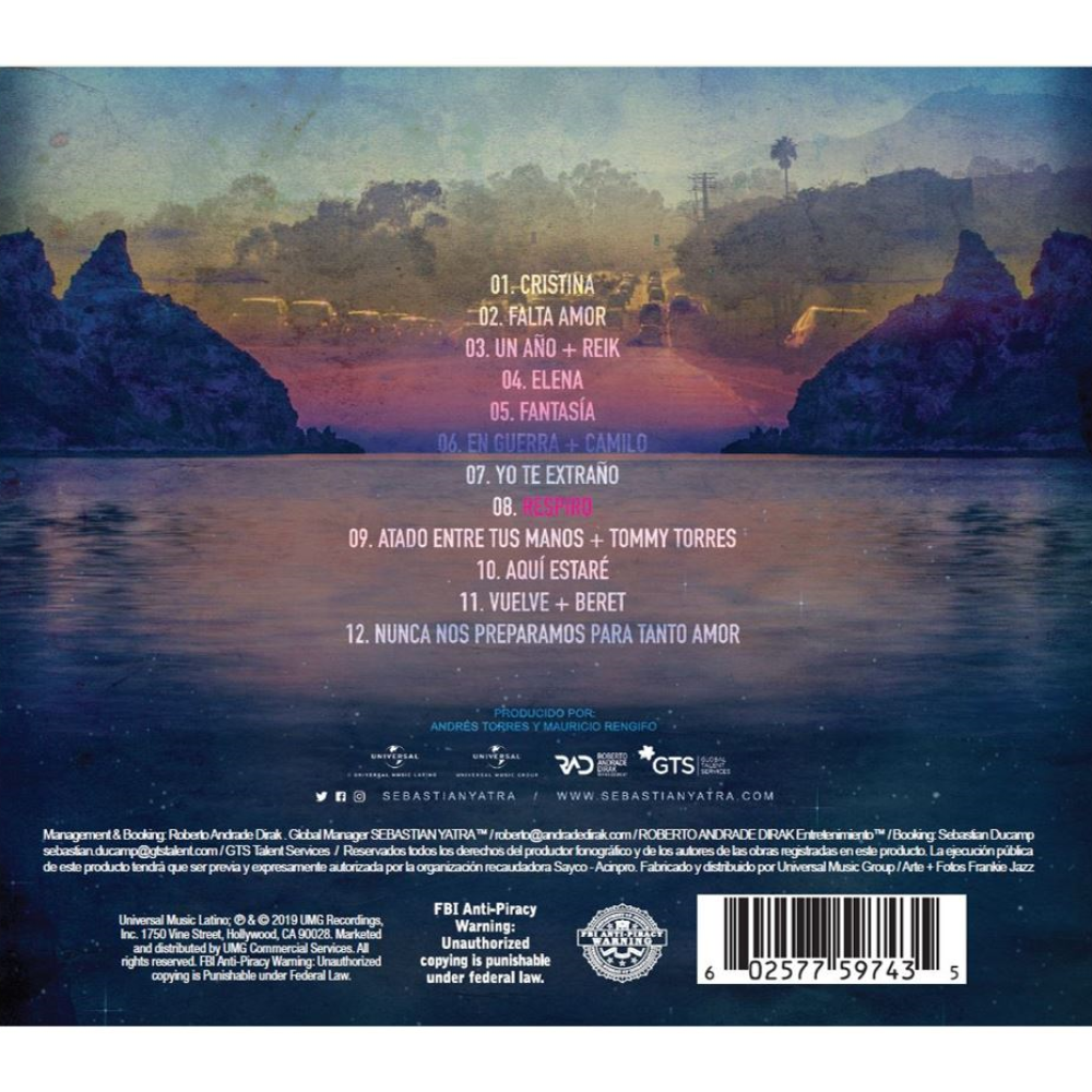 CD - SEBASTIAN YATRA - FANTASIA