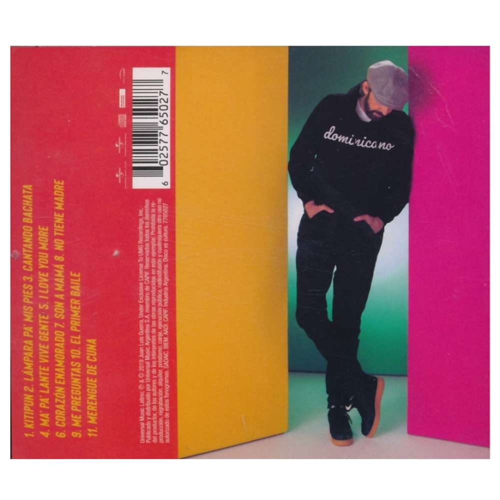CD - JUAN LUIS GUERRA - LITERAL - IMPORTADO