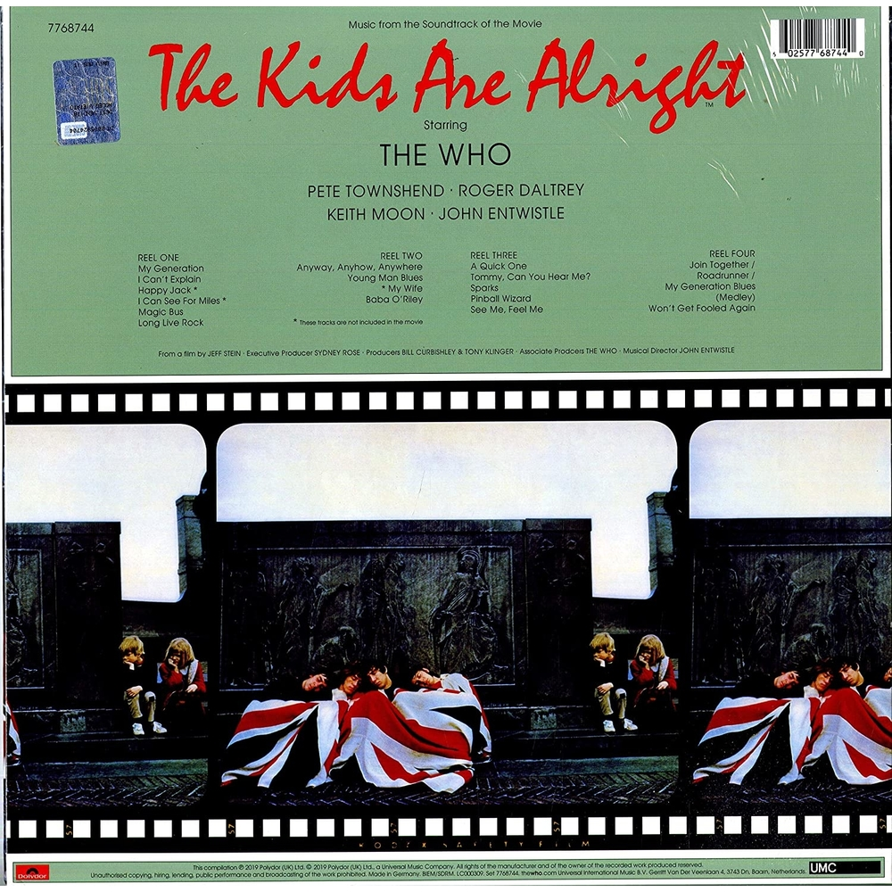 DOS VINILOS - THE WHO - THE KIDS ARE ALRIGHT - IMPORTADO