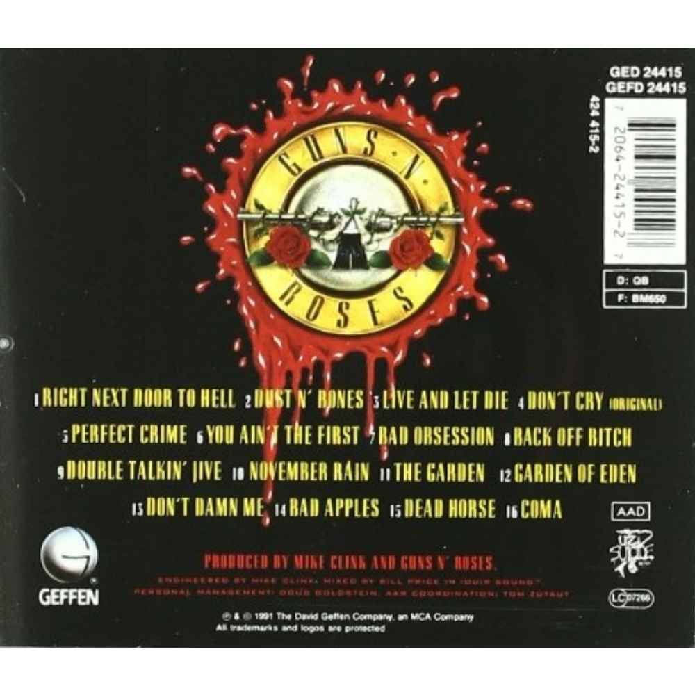 CD - GUNS N' ROSES - USE YOUR ILLUSION I - IMPORTADO