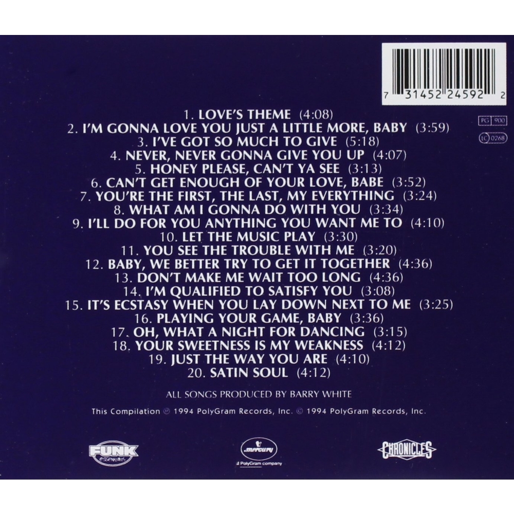 CD - BARRY WHITE - ALL-TIME GREATEST - IMPORTADO