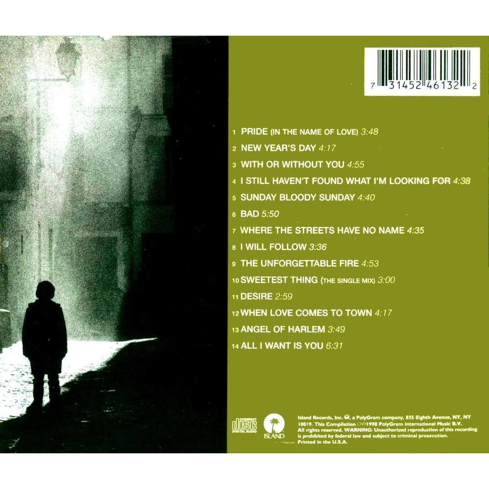 CD - U2 - THE BEST OF 1980-1990 - IMPORTADO