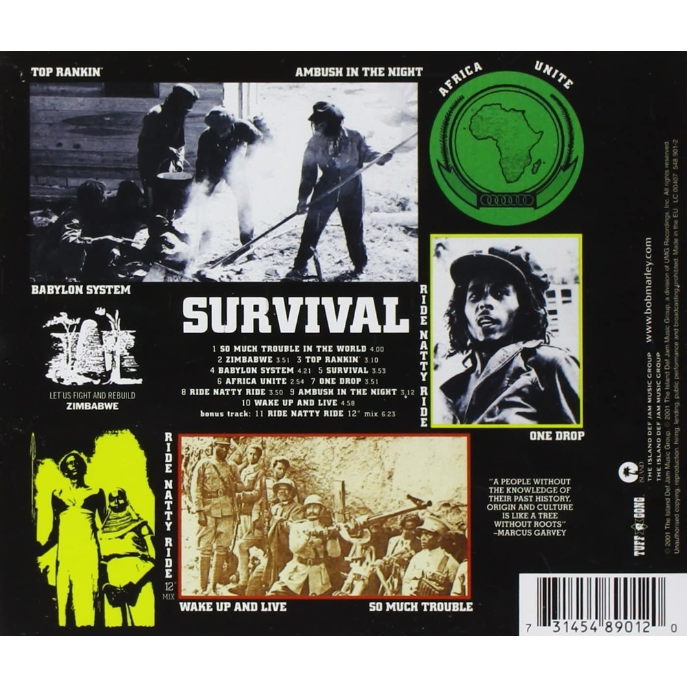 CD - BOB MARLEY & THE WAILERS - SURVIVAL - IMPORTADO