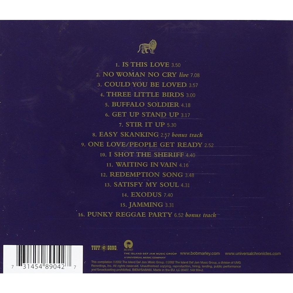 CD - BOB MARLEY  - LEGEND - REMASTERIZADO - IMPORTADO