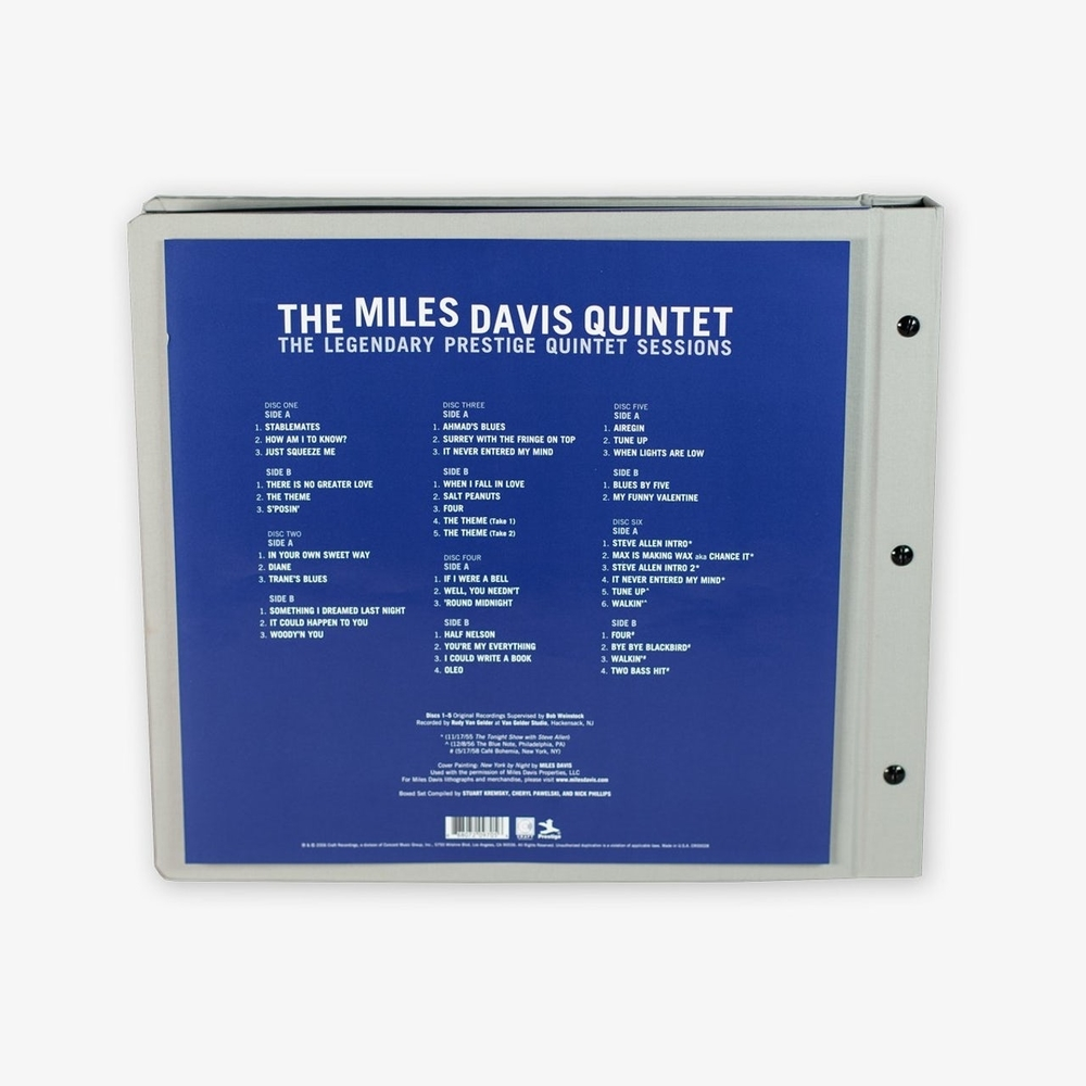 BOX SET - THE MILES DAVIS QUINTET - THE LEGENDARY PRESTIGE QUINTET SESSIONS - IMPORTADO