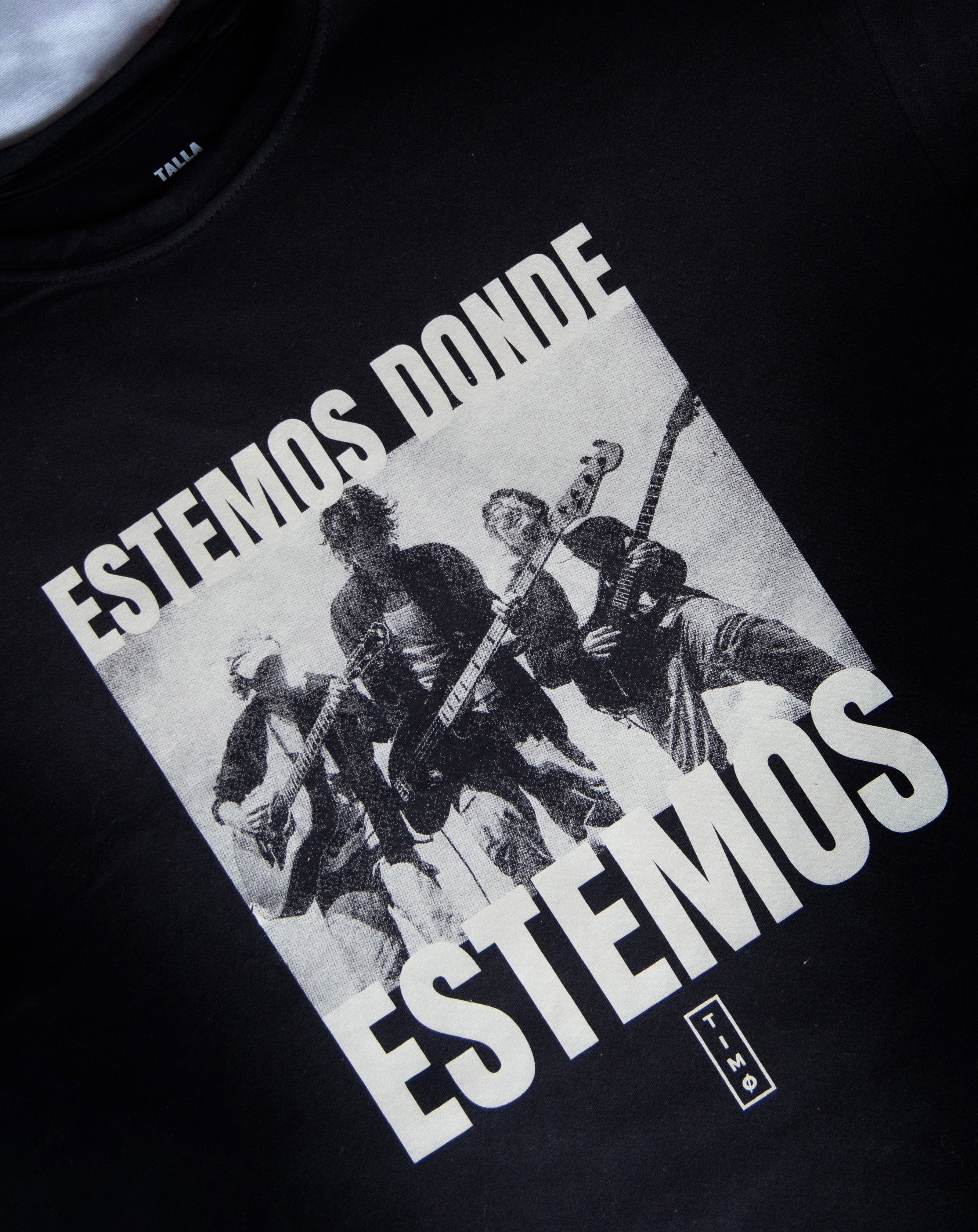 Estemos Dónde Estemos - Camiseta Negra Unisex