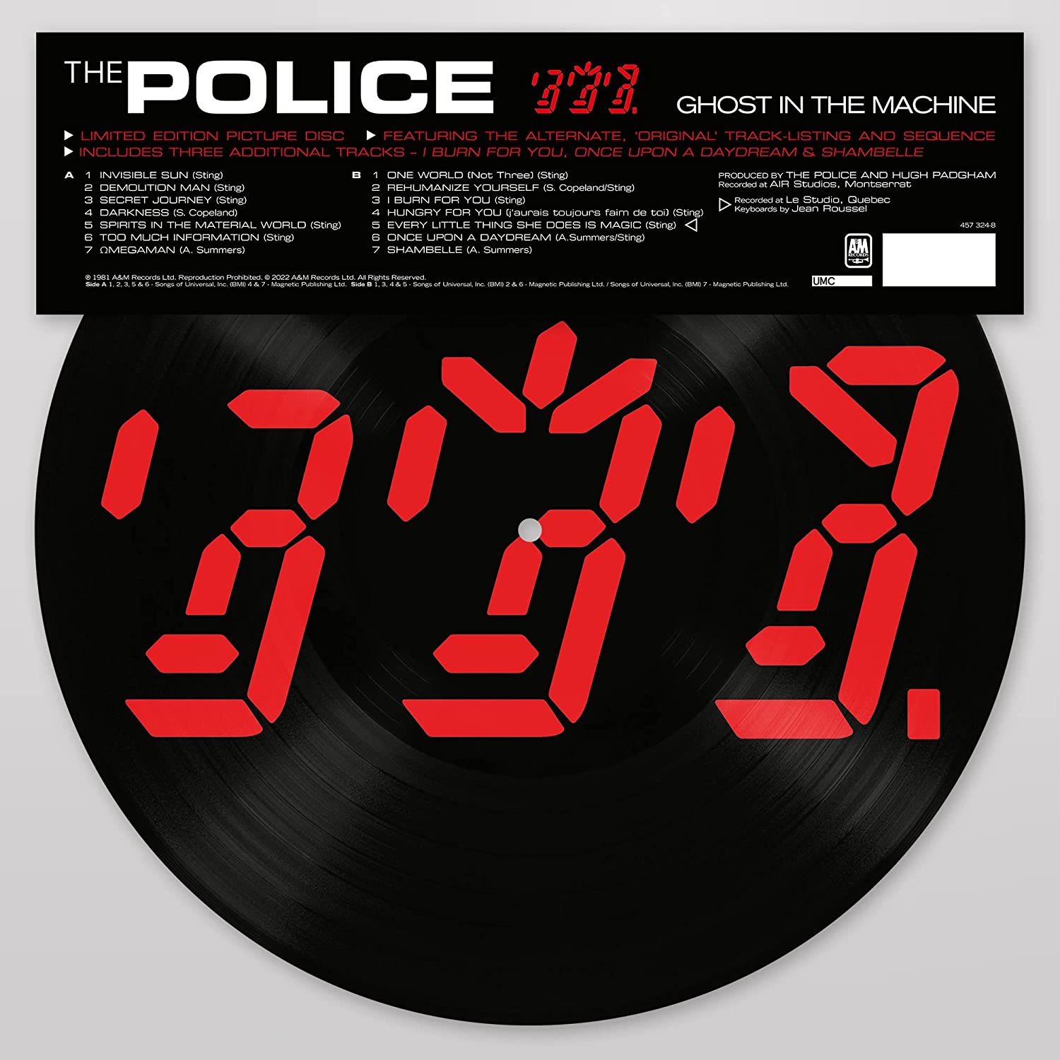 Ghost In The Machine (Picture Disc/ Alternate Sequence)  - Importado