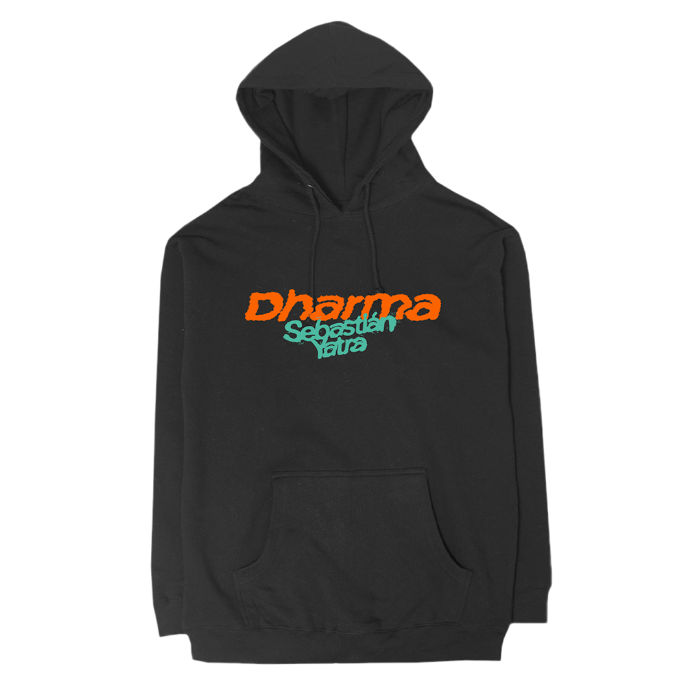 MERCH- SEBASTIAN YATRA- DHARMA- HOODIE - NEGRO