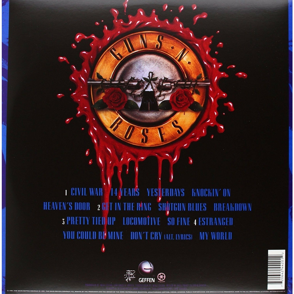 DOS VINILOS - GUNS N' ROSES -  USE YOUR ILLUSION II - IMPORTADO