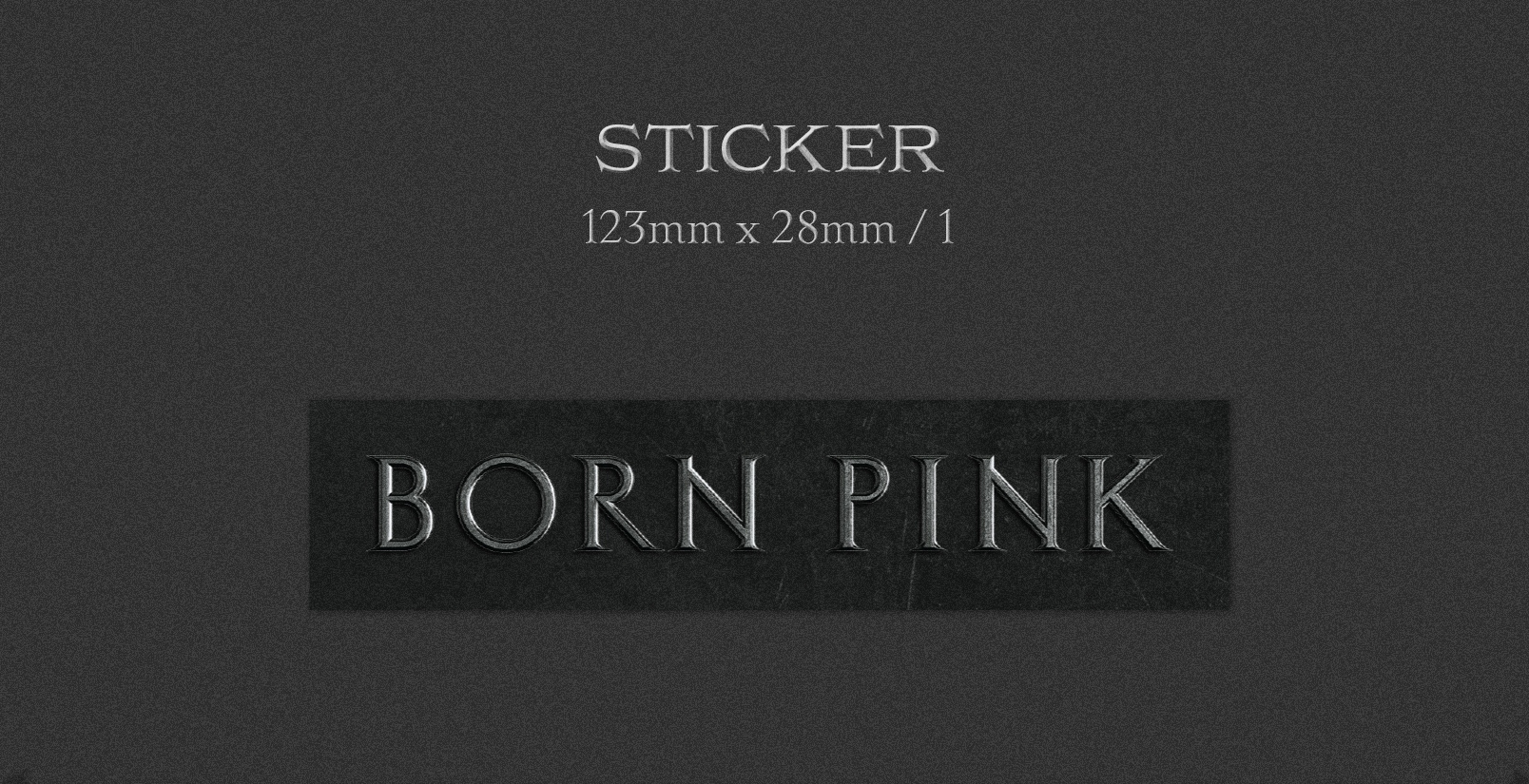 BORN PINK - Box Set Exclusivo - Edición Negra Completa - Importado